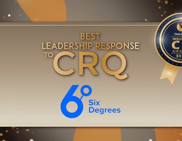 Six Degrees has won best leadership response to CRQ